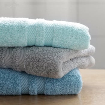 34x75cm 100% памук, едноцветна кърпа за ръце за възрастни мъже, мека, удобна домашна баня