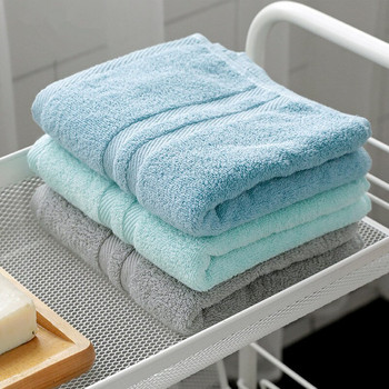 34x75cm 100% памук, едноцветна кърпа за ръце за възрастни мъже, мека, удобна домашна баня