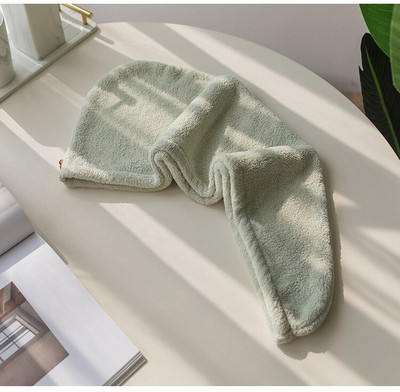 Női hajszárító sapka Gyorsan száradó hajtörölközősapka mikroszálas tömör törölközősapka szuper felszívódású turbános hajszárító sapka fürdőeszközök