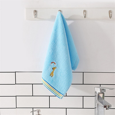 25x50cm 100% puuvillane joonisfilm loomade vikerkaare tikand Pehme mugav beebi laste vannitoa käterätik