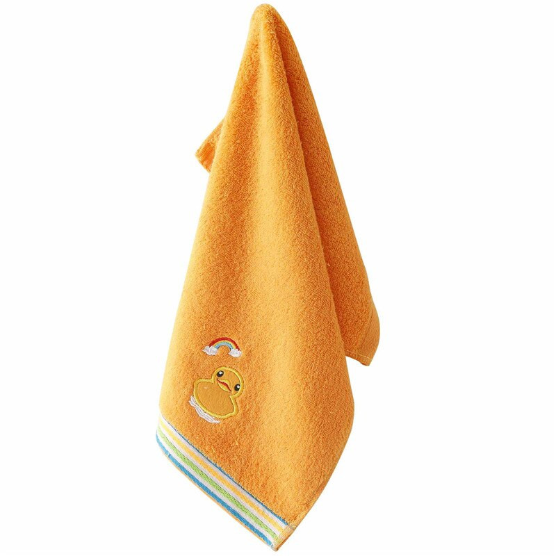 25x50cm 100% puuvillane joonisfilm loomade vikerkaare tikand Pehme mugav beebi laste vannitoa käterätik
