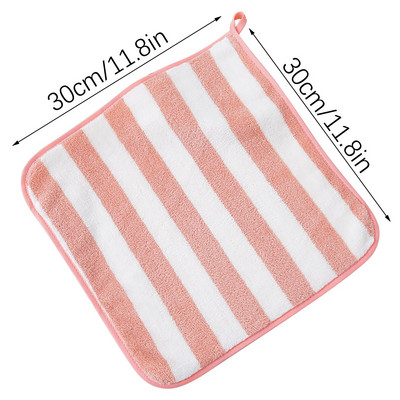 Prosop de mână cu dungi pentru copii adulți moale și protecție a pielii Prosoape de mână mici super absorbante pentru articole de bucătărie pentru baie