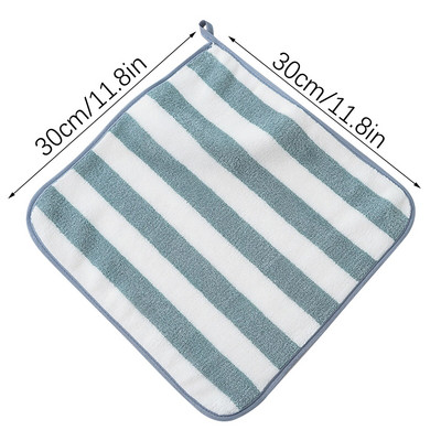 Prosop de mână cu dungi pentru copii adulți moale și protecție a pielii Prosoape de mână mici super absorbante pentru articole de bucătărie pentru baie