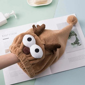 Mikroszálas száraz hajtörölköző női fürdő gyorsan száradó fej turbánsapka fürdőpakolás szárító sapka puha nedvszívó zuhany aranyos fültörlő