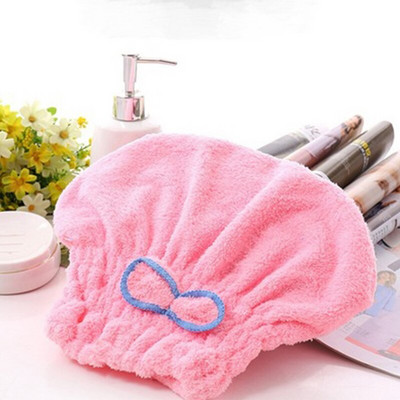 Plaukų džiovinimas Vonios rankšluostis Mikropluoštas Quick Spa Bowknot Wrap rankšluosčių dangtelis Vonios kambario aksesuarai Moterų gaubtai Dizainerinė dušo kepurė