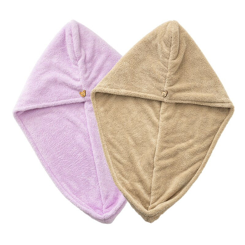 Prosoape de păr din microfibră, confortabile, de lux, cu absorbție ridicată, păr de baie l Uscare rapidă, instrument de ștergere a prosopului de păr Pălărie de baie pentru femei