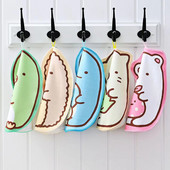 Aranyos rajzfilm mikroszálas törölköző Kawaii puha baba gyerekeknek gyorsan száradó kéztörlő otthoni óvodai takarítás négyzet alakú törölköző ajándék nedvszívó