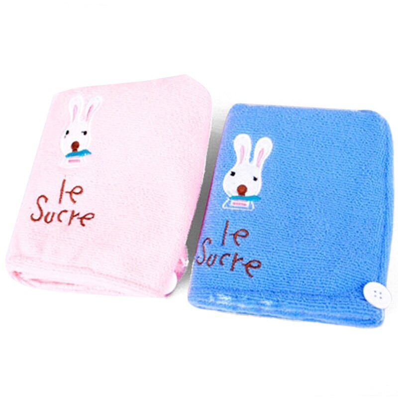 HOT microfibră solidă, uscată rapid, pălărie de păr, turban de păr, femei, fete, doamne, șapcă pentru baie, uscare, prosop, pălărie, iepure, baie