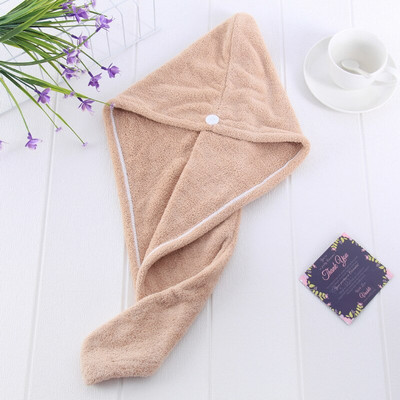 8 culori pentru baie pentru femei, super absorbant, cu uscare rapidă, din țesătură de catifea, prosop de păr, șapcă uscată de baie, prosop solid