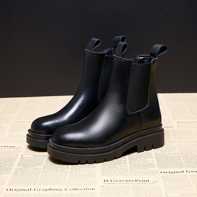 Cizme casual dama din piele ecologica