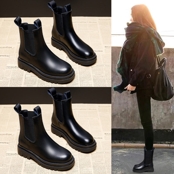 Cizme casual dama din piele ecologica