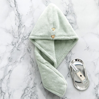 Vastag női hajtörölköző szuper nedvszívó mikroszálas fürdőszobai törölköző gyorsan száradó pakolású hajtörlő, gyorsan száradó felnőtteknek