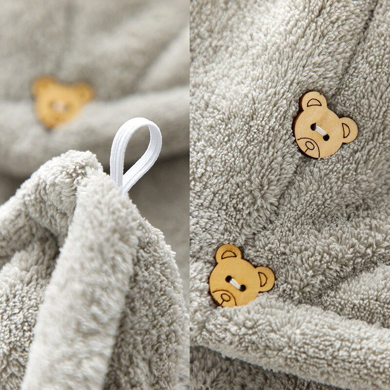 Vastag női hajtörölköző szuper nedvszívó mikroszálas fürdőszobai törölköző gyorsan száradó pakolású hajtörlő, gyorsan száradó felnőtteknek