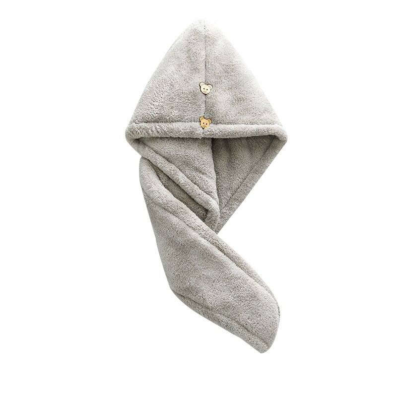 Vastag női hajtörölköző szuper nedvszívó mikroszálas fürdőszobai törölköző gyorsan száradó pakolású hajtörlő, gyorsan száradó felnőtteknek