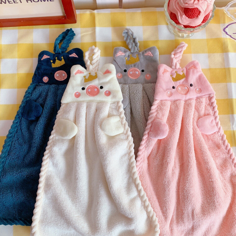 1 vnt buitiniam daugiafunkciam vandeniui sugeriančiam rankšluosčiui mielas pakabinamas animacinių filmų gyvūnų raštų audinys