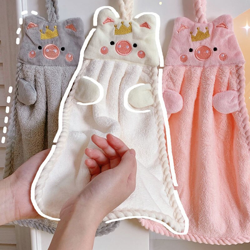 1 vnt buitiniam daugiafunkciam vandeniui sugeriančiam rankšluosčiui mielas pakabinamas animacinių filmų gyvūnų raštų audinys