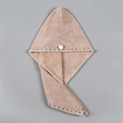 Șapcă de duș din microfibră magică Prosop Căciuli de baie pentru femei Păr uscat Textil de casă Cap prosop Turban