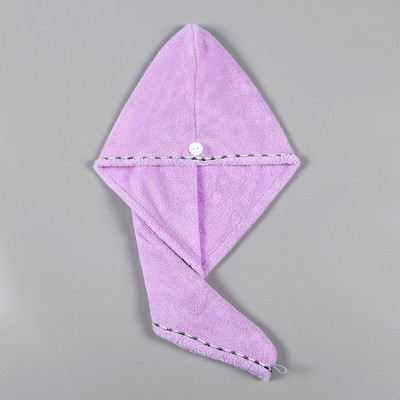 Șapcă de duș din microfibră magică Prosop Căciuli de baie pentru femei Păr uscat Textil de casă Cap prosop Turban