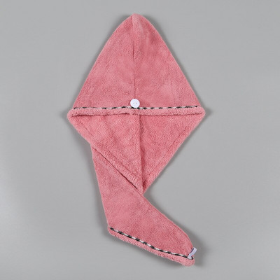 Șapcă de duș din microfibră magică Prosop Căciuli de baie pentru femei Păr uscat Textil de casă Cap prosop Turban