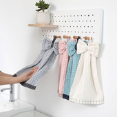 Gofris törülköző baba fürdőkád száraz kéztörlő gyerekeknek mikroszálas konyhai törölköző gyorsan száradó lógó kéztörlő