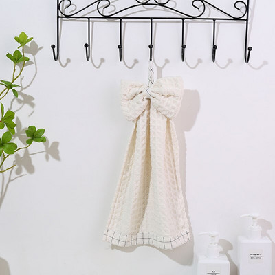 Gofris törülköző baba fürdőkád száraz kéztörlő gyerekeknek mikroszálas konyhai törölköző gyorsan száradó lógó kéztörlő