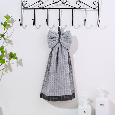 Gofris törülköző baba fürdőkád száraz kéztörlő gyerekeknek mikroszálas konyhai törölköző gyorsan száradó lógó kéztörlő