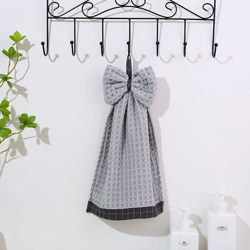 Gofris törülköző baba fürdőkád száraz kéztörlő gyerekeknek mikroszálas konyhai törölköző gyorsan száradó lógó kéztörlő