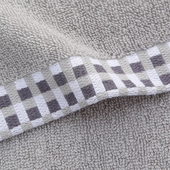 Евтина памучна хавлиена кърпа Мека кърпа за лице 33x73 см Домашна памучна кърпа за ръце