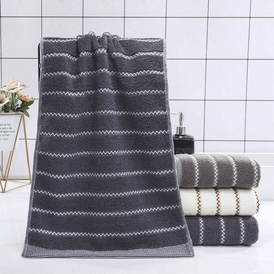 1db 35*75cm Divat háztartási pamut frottír kéztörlő vastagság fésült pamut arctörlő fürdőszobai törölköző