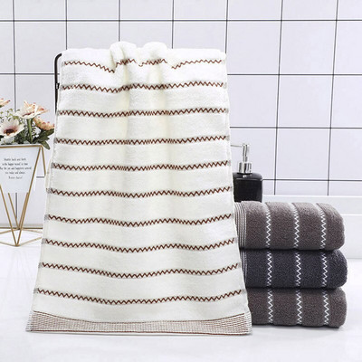 1db 35*75cm Divat háztartási pamut frottír kéztörlő vastagság fésült pamut arctörlő fürdőszobai törölköző