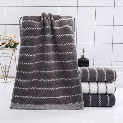 1db 35*75cm Divat háztartási pamut frottír kéztörlő vastagság fésült pamut arctörlő fürdőszobai törölköző