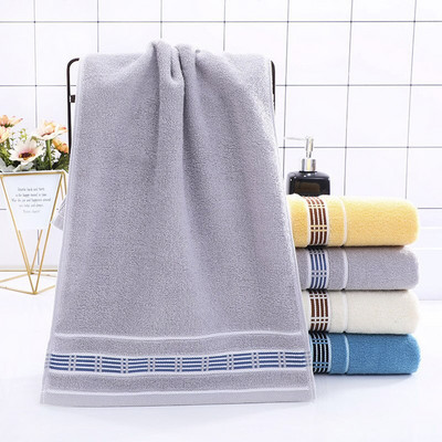 1db 35*75cm Divat háztartási pamut frottír kéztörlő vastagság fésült pamut arctörlő fürdőszobai törölköző