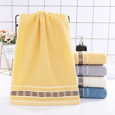 1db 35*75cm Divat háztartási pamut frottír kéztörlő vastagság fésült pamut arctörlő fürdőszobai törölköző