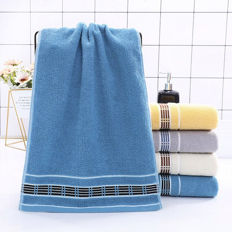 1db 35*75cm Divat háztartási pamut frottír kéztörlő vastagság fésült pamut arctörlő fürdőszobai törölköző