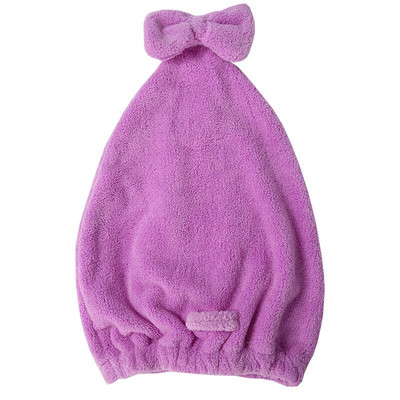 EHEH mielas plaukų džiovinimo kepuraitės mikropluošto plaukų rankšluostis, turbanas, džiovinamas sugeriantis rankšluostis vonios kambariui Bowknot Hair greitai džiūsta kepurė