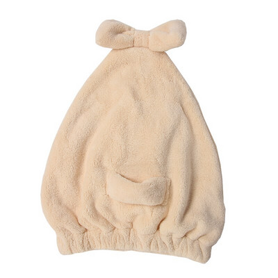 EHEH mielas plaukų džiovinimo kepuraitės mikropluošto plaukų rankšluostis, turbanas, džiovinamas sugeriantis rankšluostis vonios kambariui Bowknot Hair greitai džiūsta kepurė