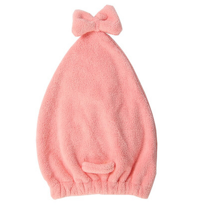 EHEH mielas plaukų džiovinimo kepuraitės mikropluošto plaukų rankšluostis, turbanas, džiovinamas sugeriantis rankšluostis vonios kambariui Bowknot Hair greitai džiūsta kepurė