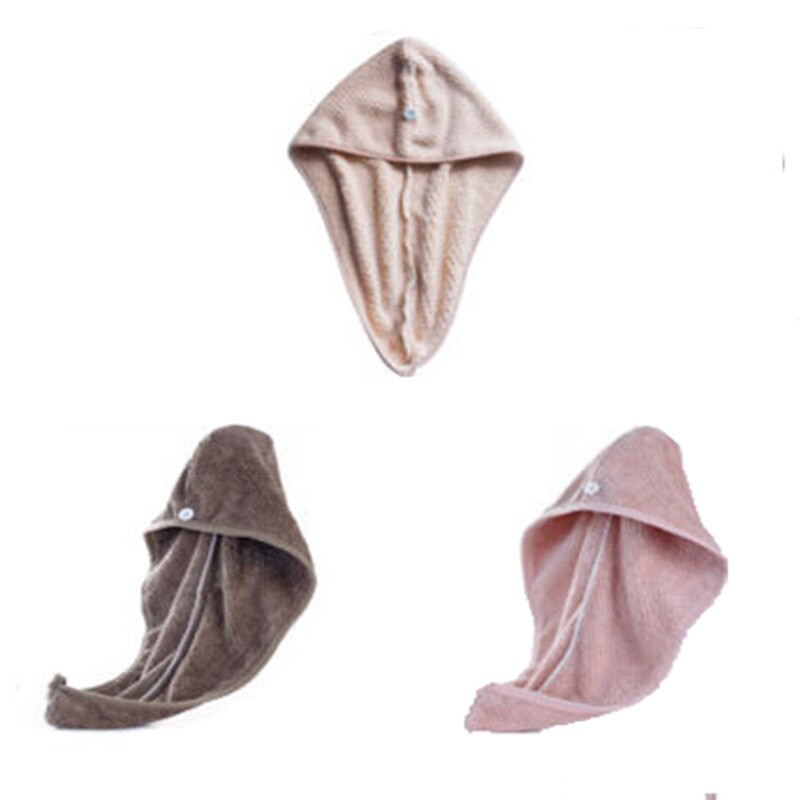 Mikroszálas gyapjú hajtörölköző turbán fürdősapka női szuper nedvszívó, gyorsan száradó fürdősapka