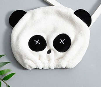 hajtörlő mikroszálas törölköző panda szuper nedvszívó törölköző gyorsan száradó fejtörölköző