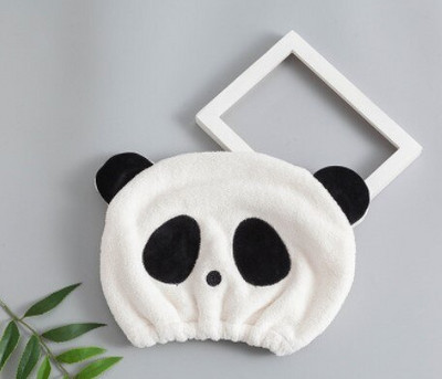 hajtörlő mikroszálas törölköző panda szuper nedvszívó törölköző gyorsan száradó fejtörölköző