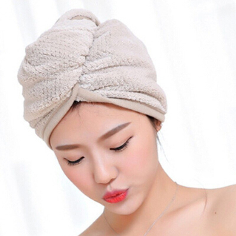 1 bucată microfibră după duș pentru uscare a părului, femei, fete, prosop doamnă, șapcă de păr cu uscare rapidă, șapcă, turban, unelte de scăldat