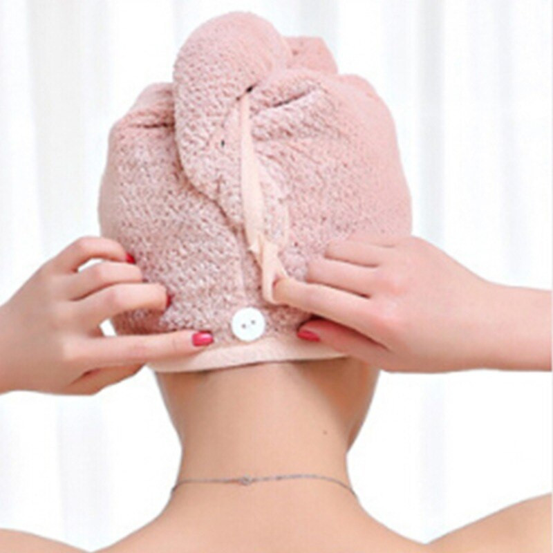 1 bucată microfibră după duș pentru uscare a părului, femei, fete, prosop doamnă, șapcă de păr cu uscare rapidă, șapcă, turban, unelte de scăldat