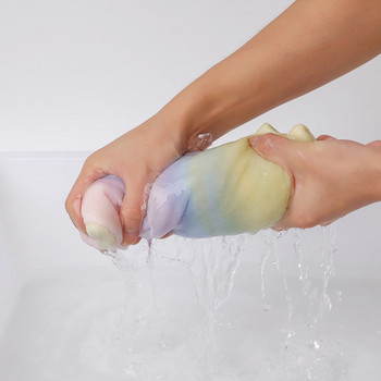 Rainbow Shower Шапка за сушене на коса Unicorn Head Cap Wrap Towel Multicolor Quick Dry Turban Ombre colorful Bath Hair Towel Home D30