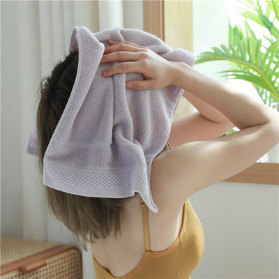 1 bucată prosop de față din bumbac de uz casnic pentru baie 35x75 cm prosop de mână din bumbac moale și respirabil.