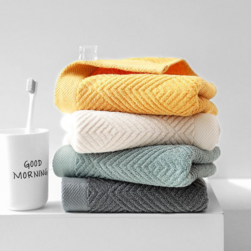 1 bucată prosop de față din bumbac de uz casnic pentru baie 35x75 cm prosop de mână din bumbac moale și respirabil.