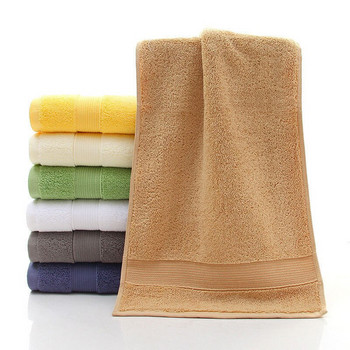 1PC Висококачествена кърпа за лице от 100% пениран памук Мека, силно абсорбираща кърпа Домакинска кърпа за ръце 35x75 см 8 цвята