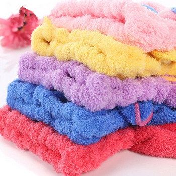 5 πολύχρωμες πετσέτες τυλιγμένες με σκουφάκι ντους Καπέλα μπάνιου από μικροΐνες Αξεσουάρ μπάνιου για καπέλο μαλλιών, Superfine και γρήγορο στέγνωμα