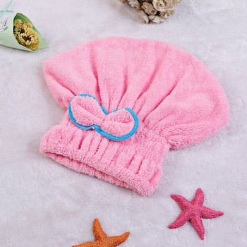 5 πολύχρωμες πετσέτες τυλιγμένες με σκουφάκι ντους Καπέλα μπάνιου από μικροΐνες Αξεσουάρ μπάνιου για καπέλο μαλλιών, Superfine και γρήγορο στέγνωμα