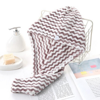 Greitai džiūstantys plaukų rankšluosčiai moterims Vonios rankšluosčiai Magic Mikropluošto rankšluosčiai Dryželiai vonioje Sausiems plaukams Kepurė Turbano galvos apvyniojimas maudymosi įrankiai