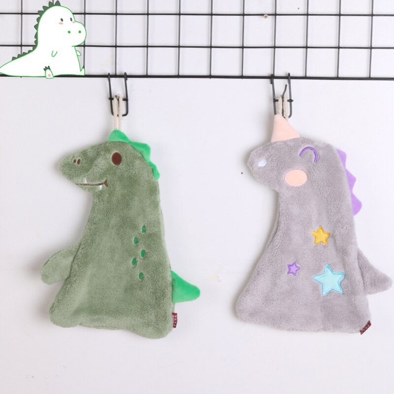 Coral Catifea Catoon Animal Prosoape moi de mână Prosop de baie Carpe absorbante de curățare Prosoape de bucătărie pentru casă Prosoape de mâini pentru copii